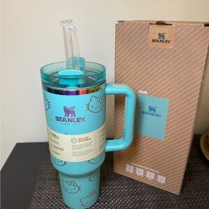 Stanley Aqua Hello Kitty Tumbler with Straw